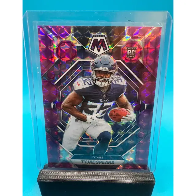 Tyjae Spears Mosaic Purple /49 RC Tennessee Titans