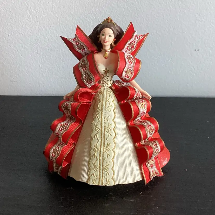Vintage 1997 Holiday, Barbie Ornament, 3 1/2 Inches Tall