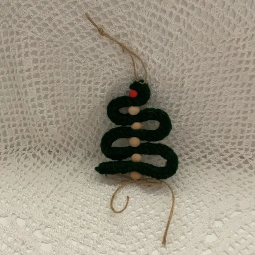 Loom Knitted Christmas Tree-Made By Me