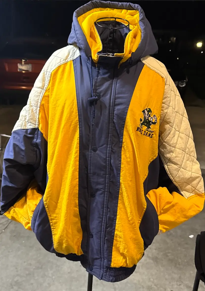 Vintage Starter Notre Dame Coat