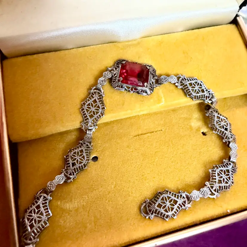 Vintage/Antique Sterling Silver Bracelet