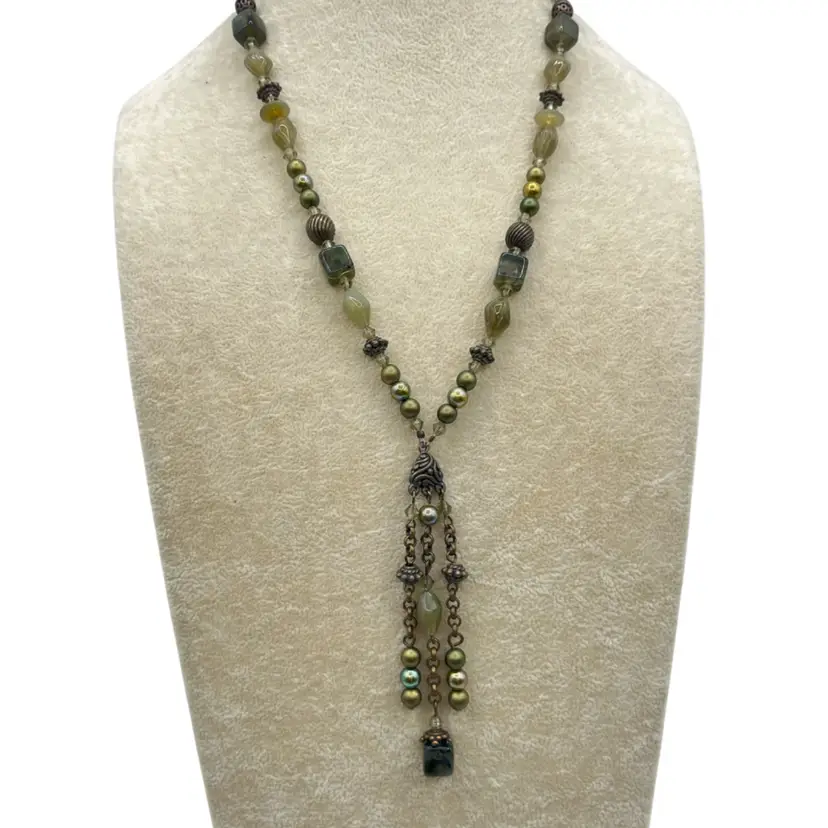 Cookie Lee Y-Drop Necklace - Plastic
