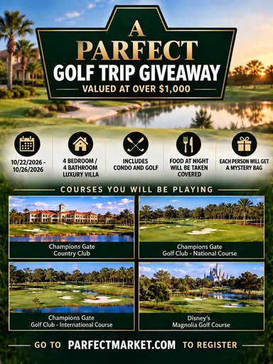 ⏰ORLANDO GOLF TRIP GIVEAWAY⏰