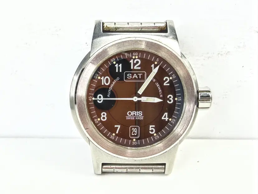 ORIS BC3 big Crown 7500 Automatic Day Date Swiss Made Men's Watch SS498