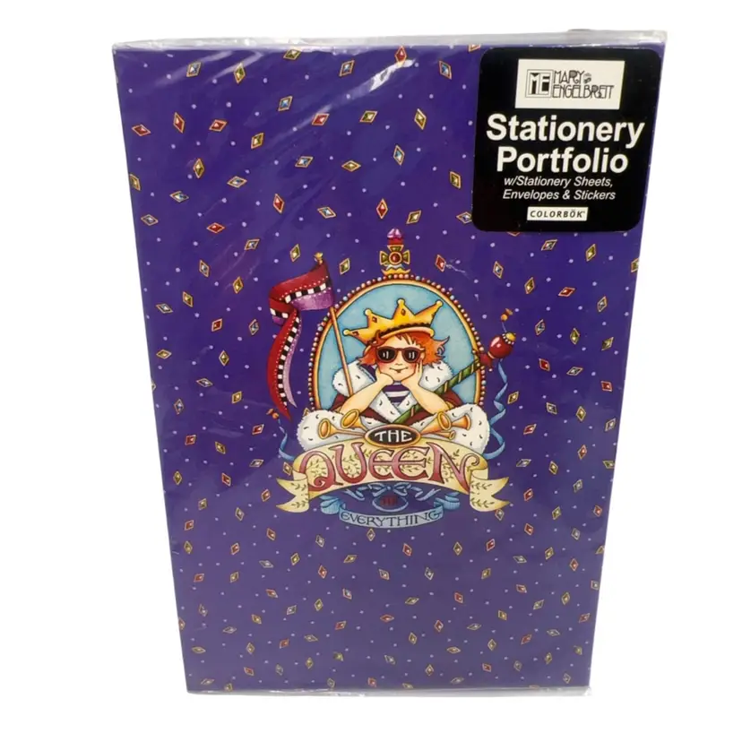 Mary Engelbreit Royalty Stationery Portfolio NOS 6” x 9”