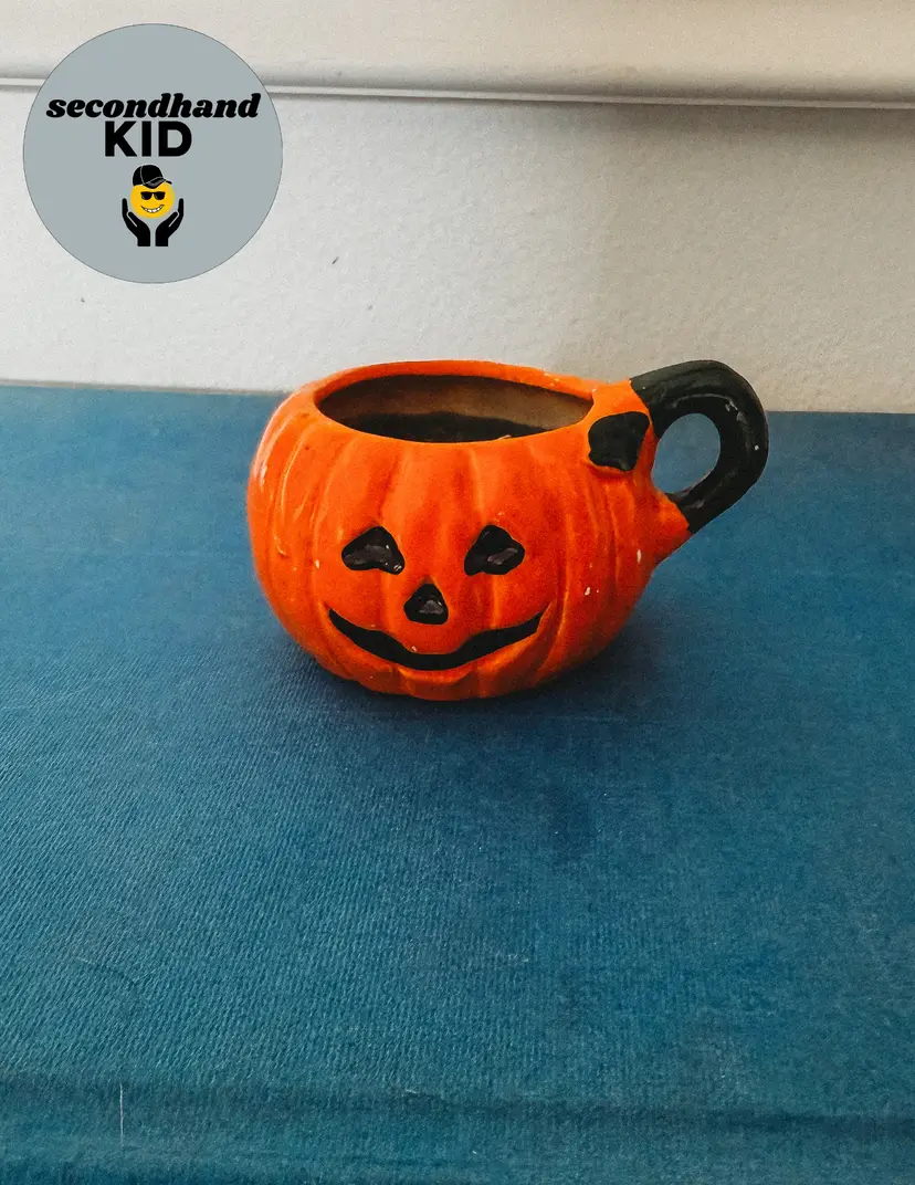 SK - Miniature Jack-o-lantern Tealight Mug