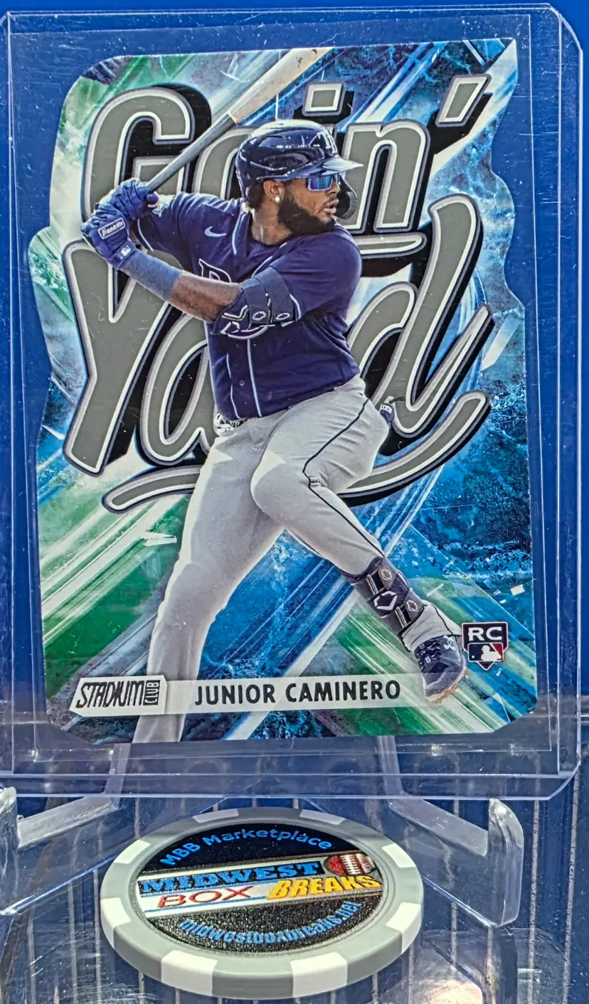 Junior Caminero 2024 Topps Stadium Club RC Rookie Goin Yard #GY-5 Tampa Bay Rays