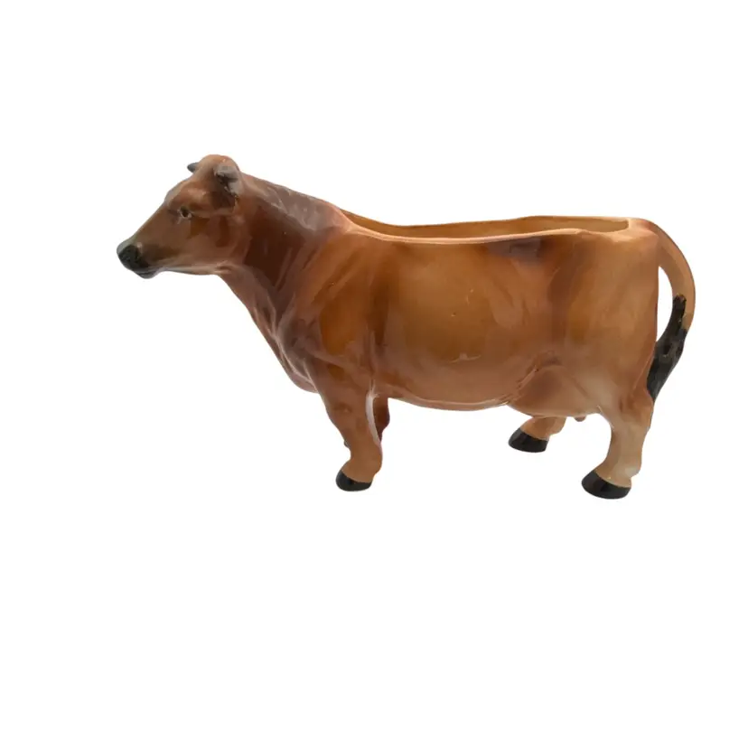Rare Relpo Japan Cow Planter #2052 1950s 5” H x 8” L