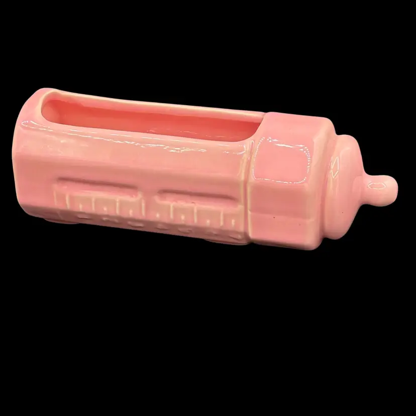 Vintage Planter - Haeger Pink Baby bottle