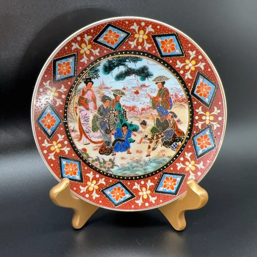 Vintage Japanese Satsuma 6” Plate