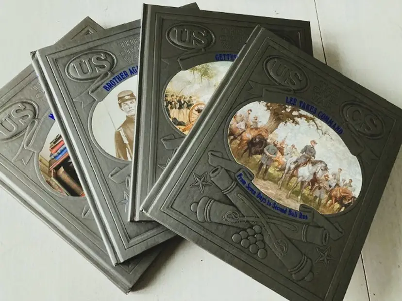 The Civil War An Illustrated Guide Master Index and 3 Volumes Time Life Books