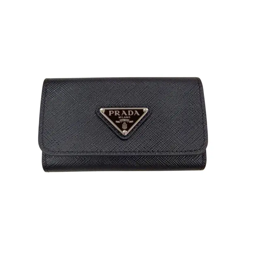 Prada Saffiano Leather Key Case