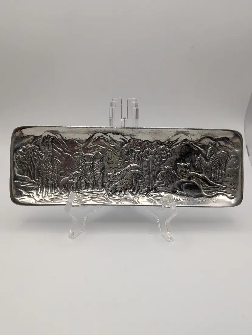 Vintage Arthur Court 1991 African Safari Decorative Tray