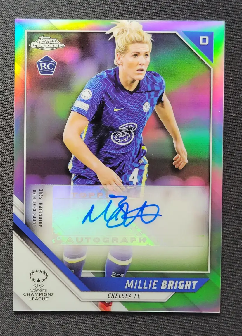 2021-22 Topps Chrome UWCL - Millie Bright RC AUTO