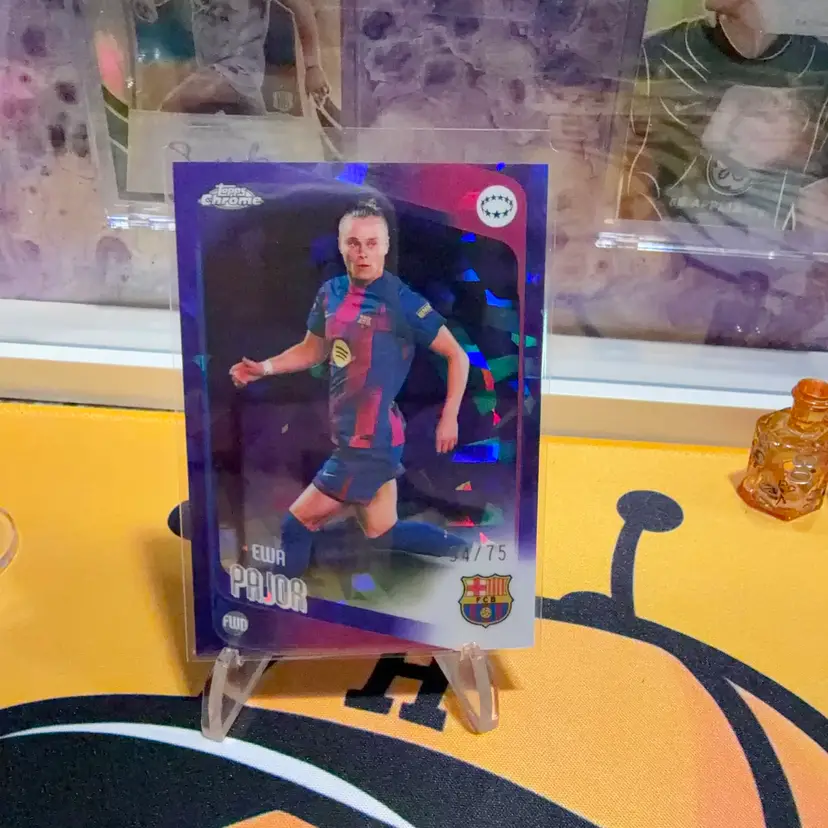 Ewa Pajor - 2025-26 Topps Chrome Sapphire Purple /75