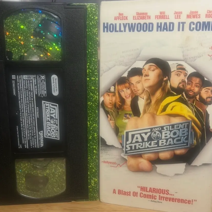 Jay And Silent Bob Strike Back VHS (Larry Ward Art)