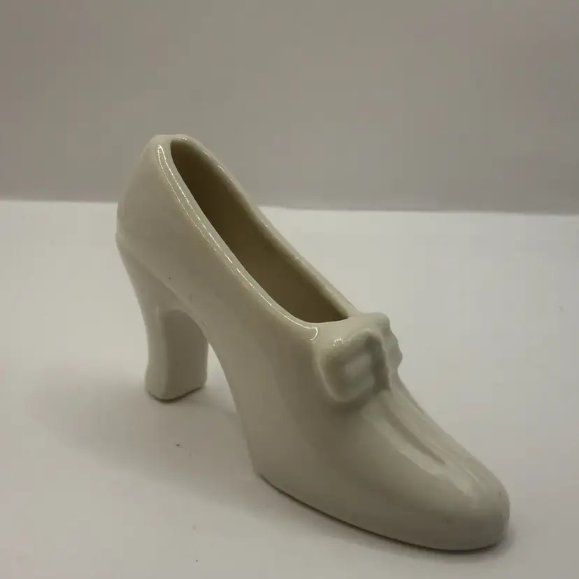 Mini High Heel Porcelain Shoe Figurine 2.75”