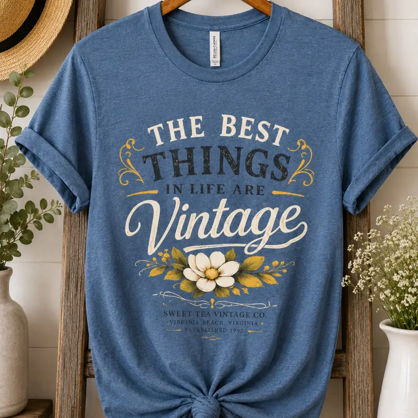 The Best Thing In Life Are Vintage Medium Tshirt
