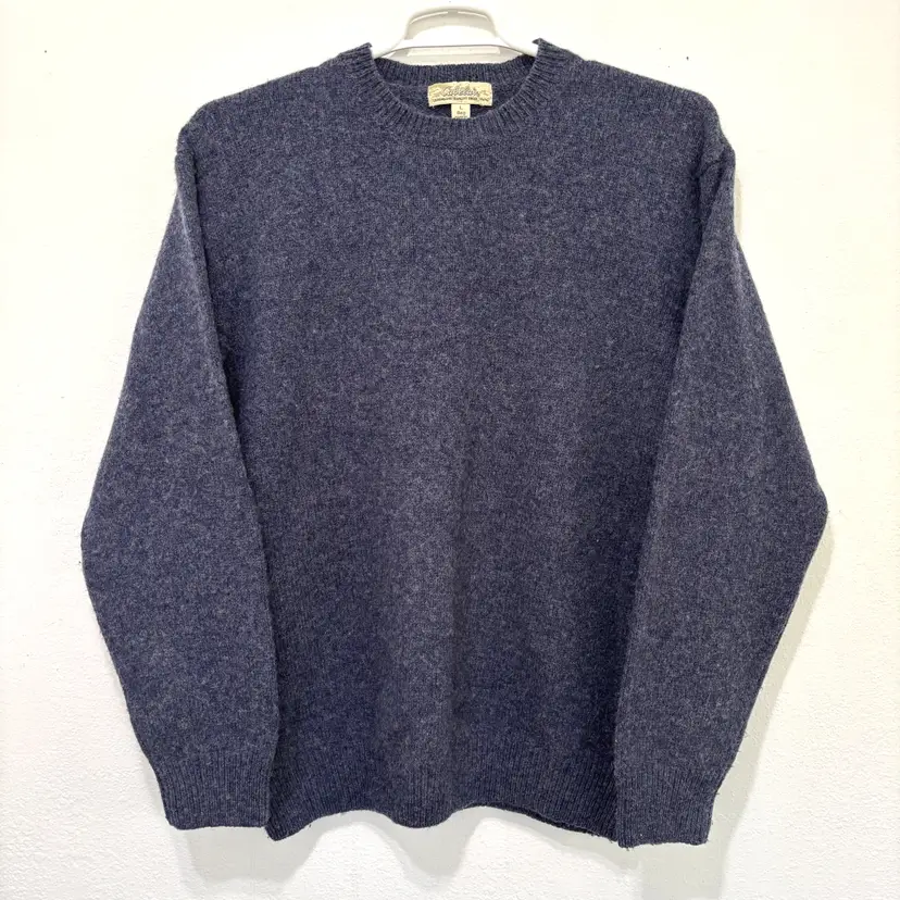 Cabelas Mens Vintage Preppy Minimalist Sweater Large Wool Blend Casual Academia