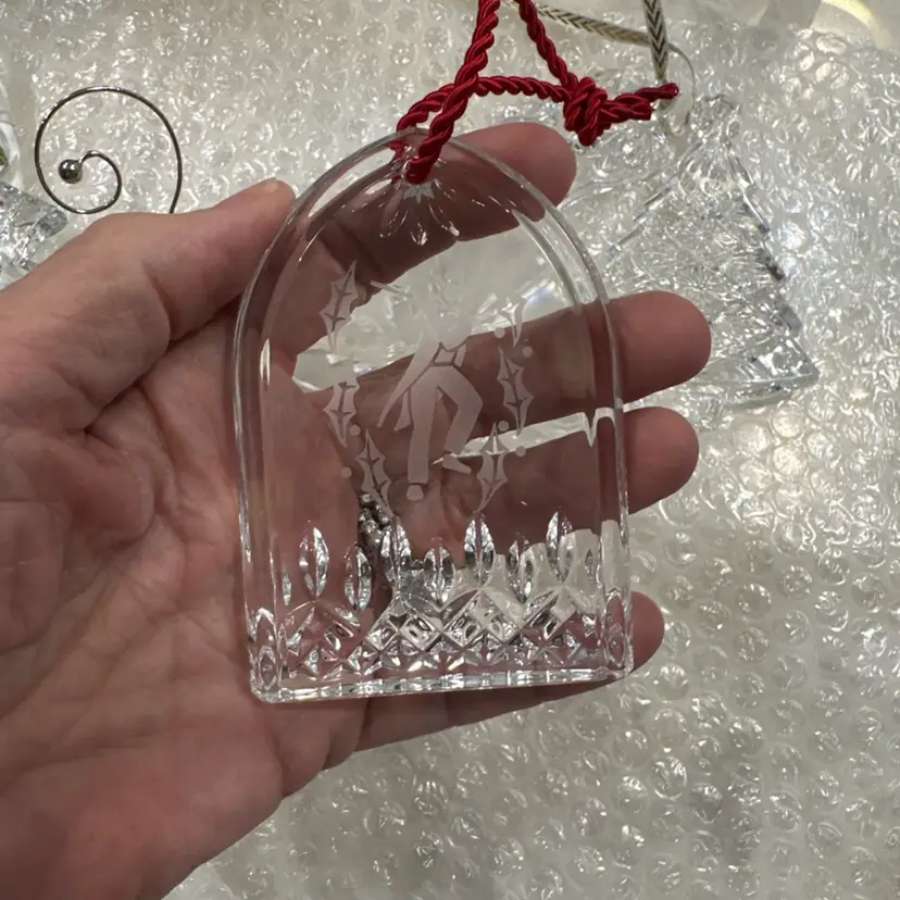 Waterford Crystal Lismore "10 Lords a Leaping" 12 Days of Xmas Ornament