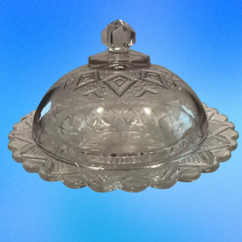 Vintage Butter/ Cheese Dome W/ Underplate