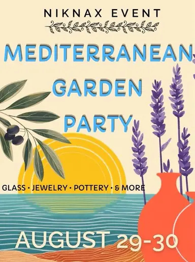 Mediterranean Garden Party W LizArt Finds!