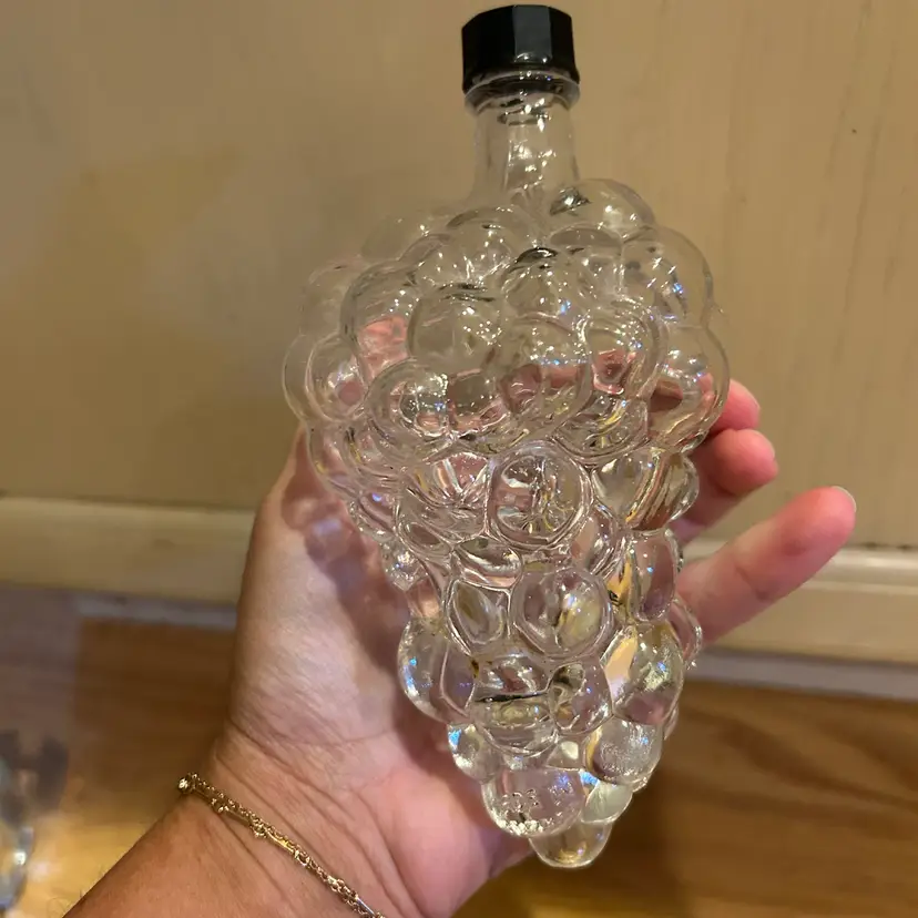 Clear Glass Grapes