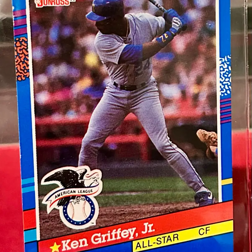 1991 Donruss - All-Stars Ken Griffey Jr #49 3 Purple Stripes on Right Border