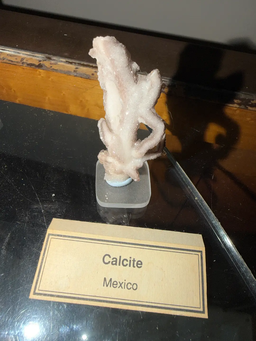 Stalactite specimen from Henry Schmidt's collection