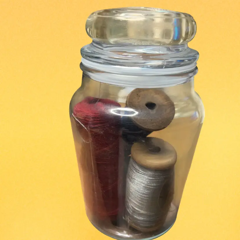 14. Jar Of Vintage String.