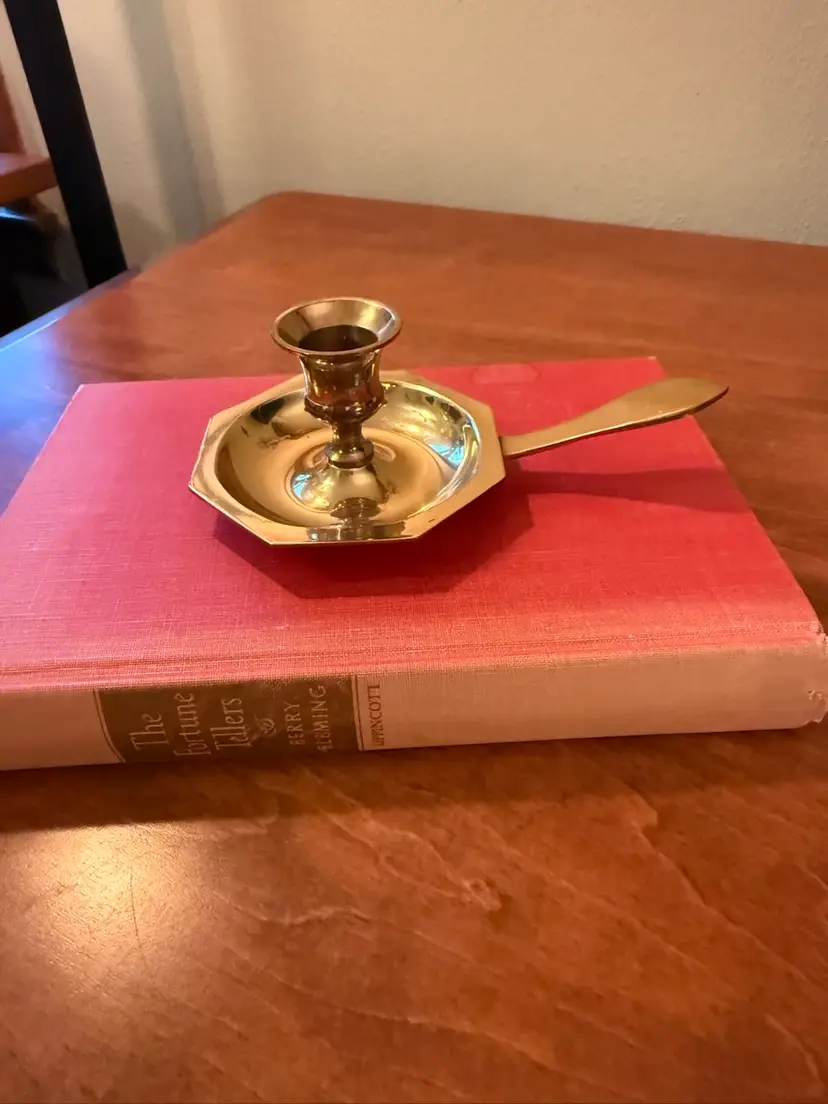 ☀️ Vintage Brass Candle Holder