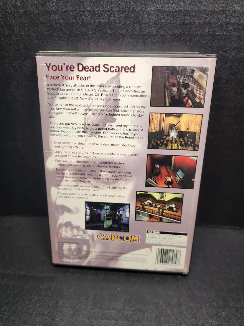 CIB Resident Evil 1 Long Box PS1