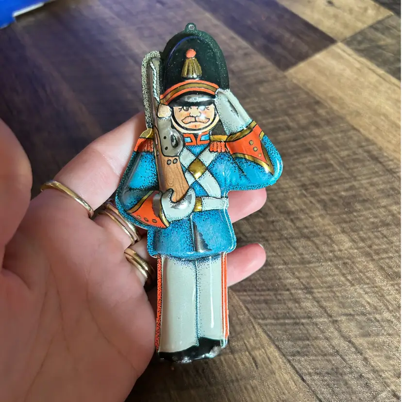 Soldier Tin Ornament