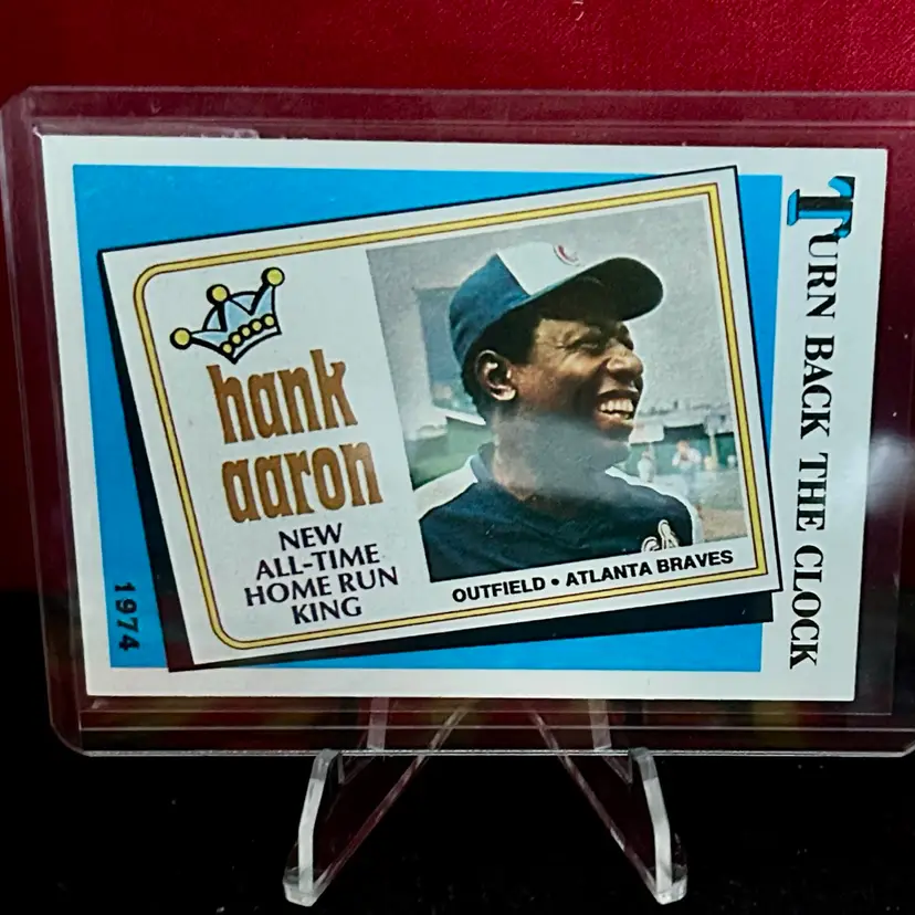 1989 Topps - Turn Back The Clock Hank Aaron #663