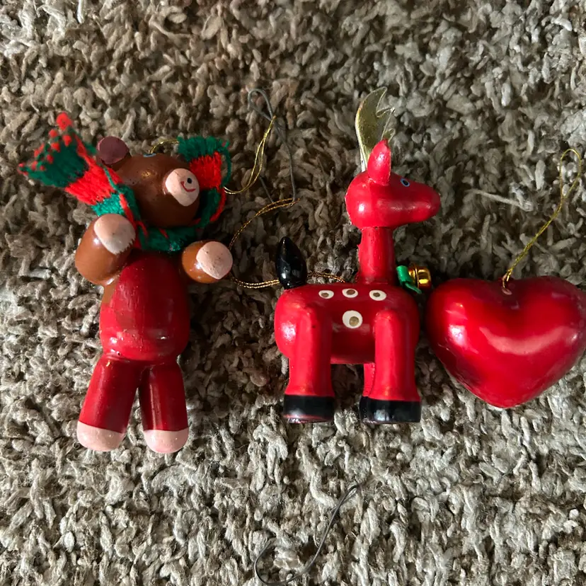 Lot Of 3 Ornaments