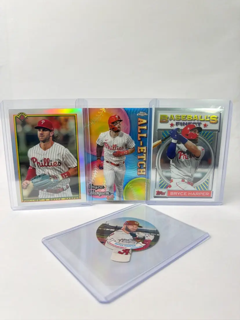 Bryce Harper - 4-Card Insert Lot - Bryce Harper Philadelphia Phillies 4-Card Insert Lot