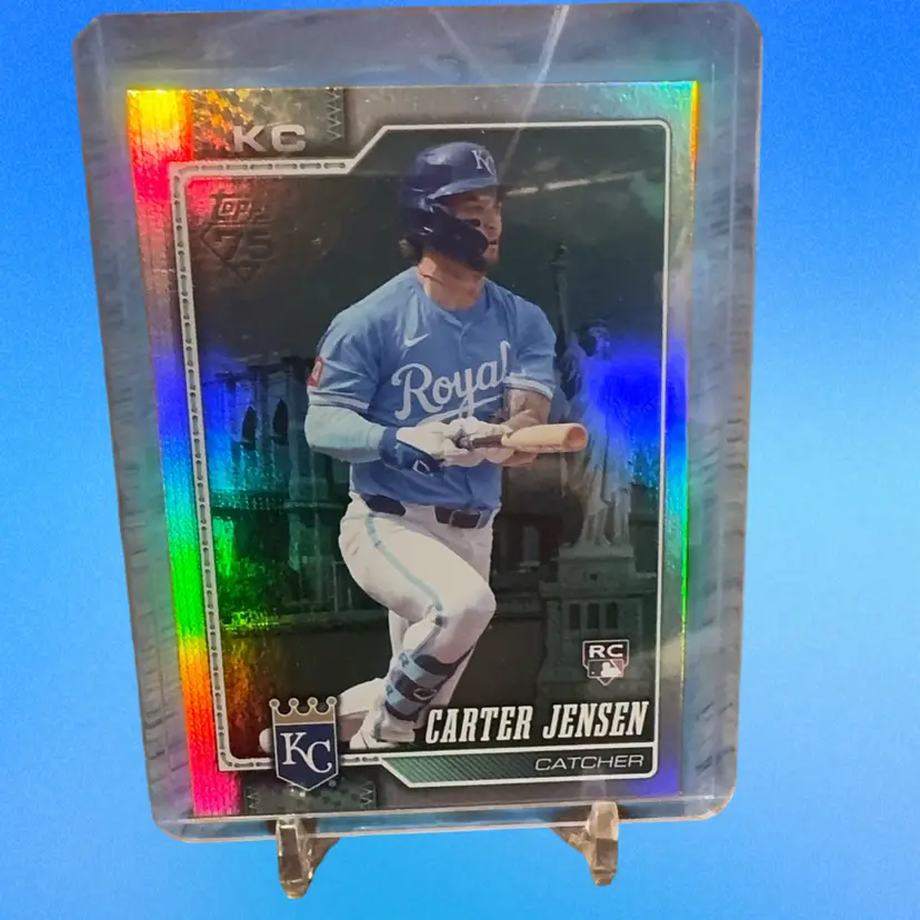 Carter Jensen 2026 Topps Series 2 Big Apple Variation RC Kansas City Royals