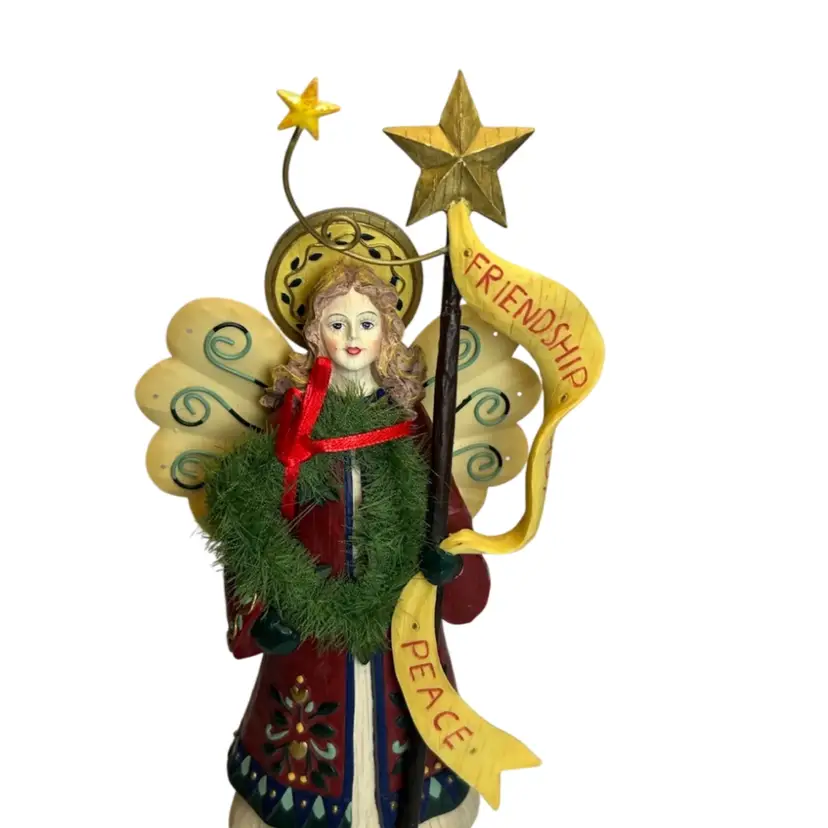 Demdaco Friendship Angel Figure Kathy Killip 2000 9 1/2” Tall