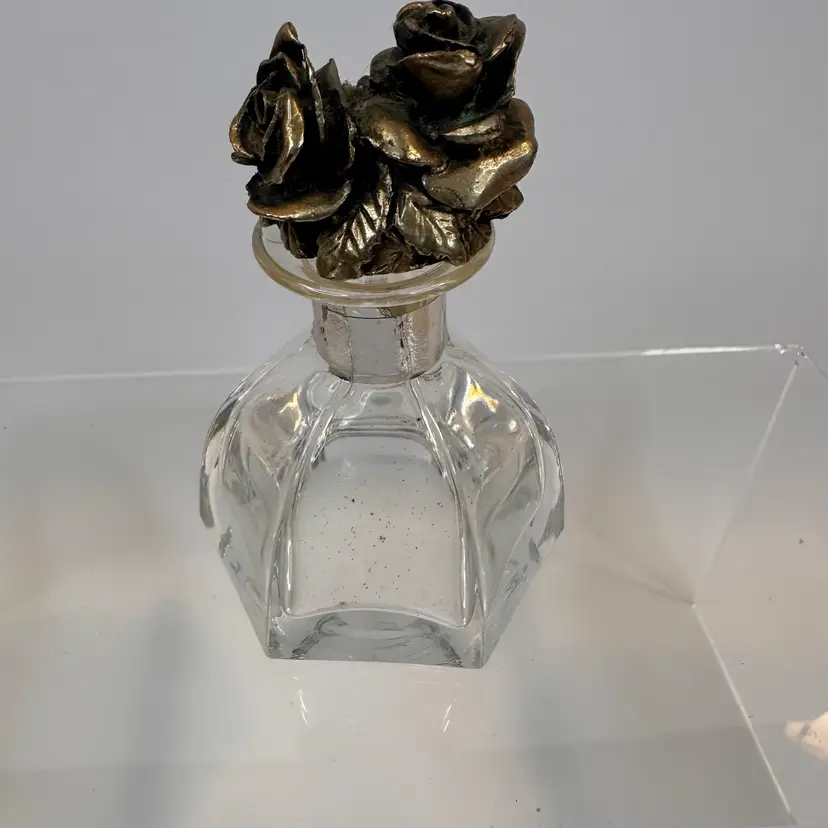 Vintage Italian Crystal Perfume Bottle