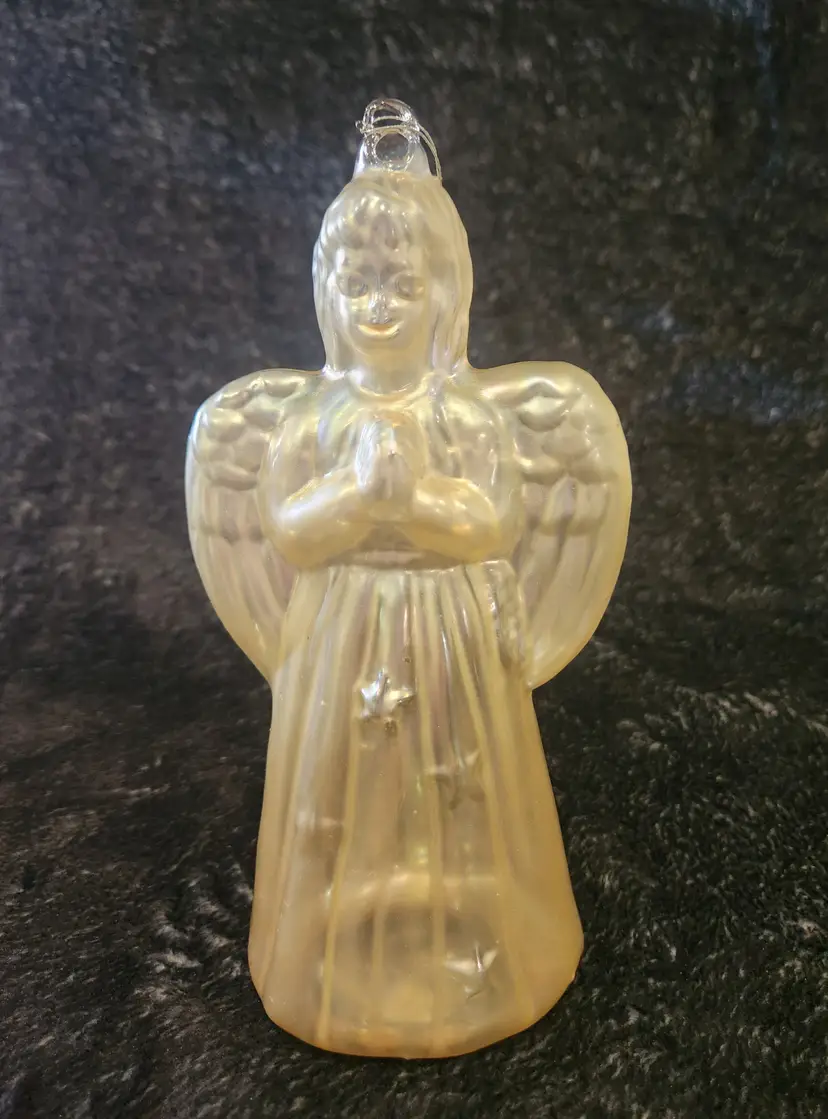 Hand Blown Acrylic Angel by Sylvestri