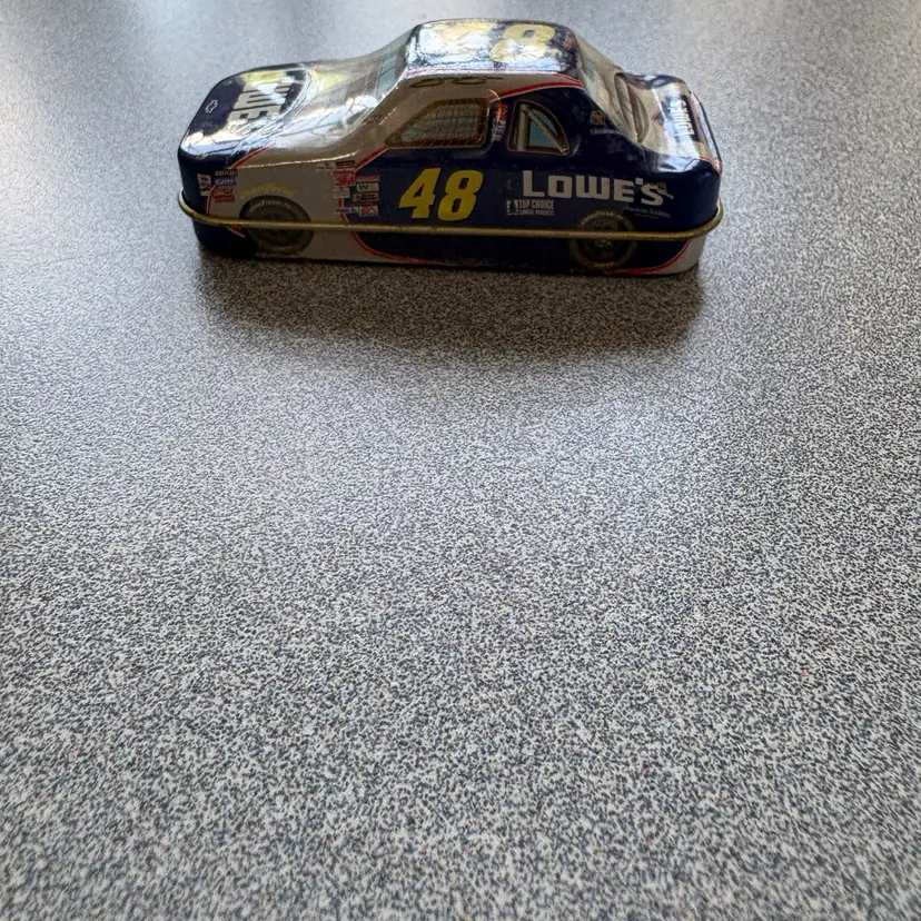 NASCAR Jimmie Johnson's #48 Lowe's Peppermints collectible tin NEW Sealed