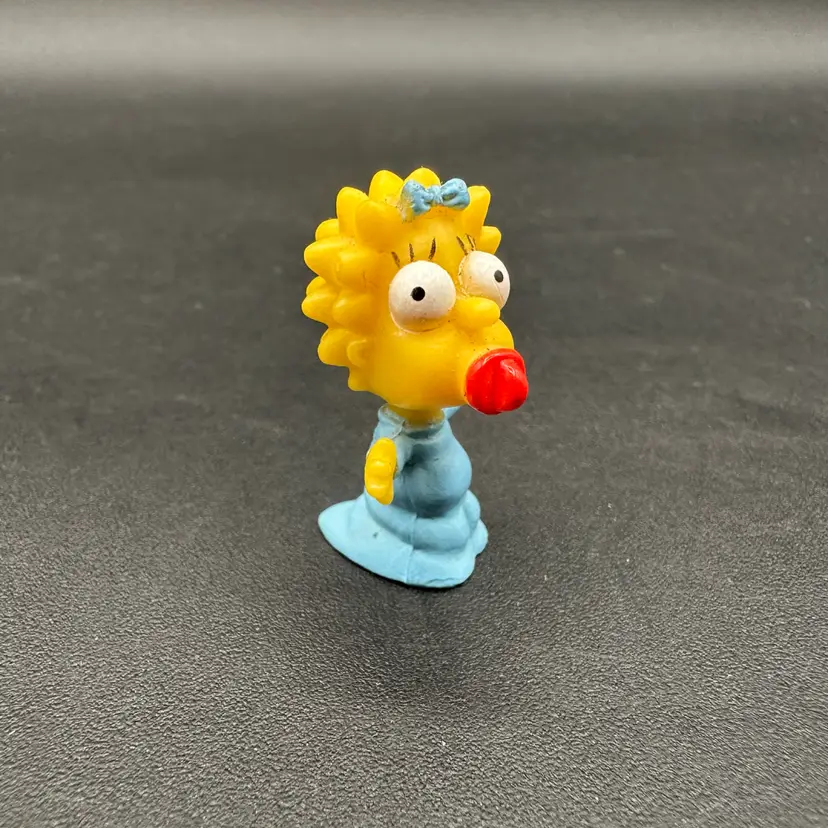 The Simpsons: Maggie Simpson PVC Miniature Bobblehead Figure 2009, 1.25”T