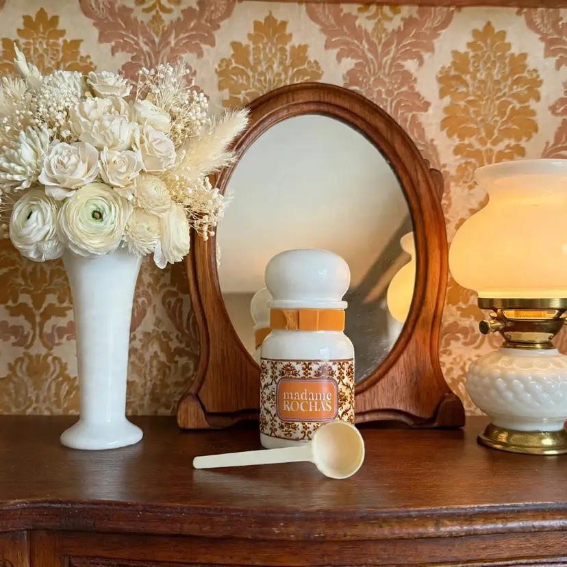 Milk Glass Jar Empty