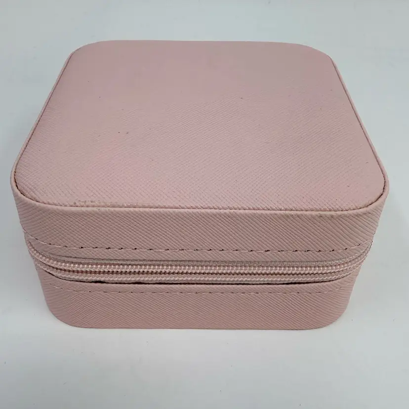 Small Pink Travel Jewelry Box