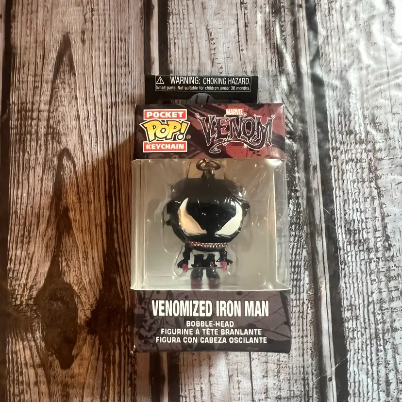 Funko Pocket Pop Marvel Venomized Iron Man Keychain