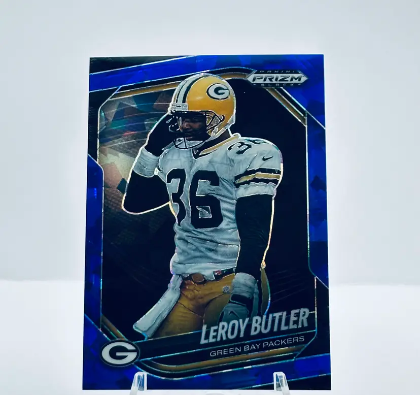 LeRoy Butler Prizm Cracked Ice #/125 - Green Bay Packers