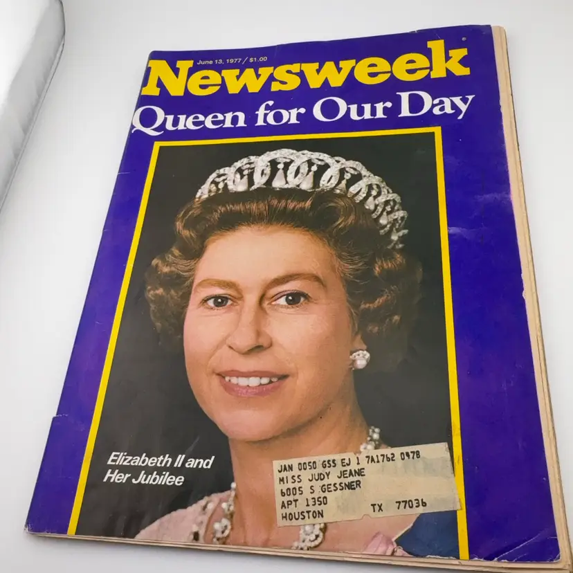 Vintage Newsweek June 13th 1977 Queen For Our Day