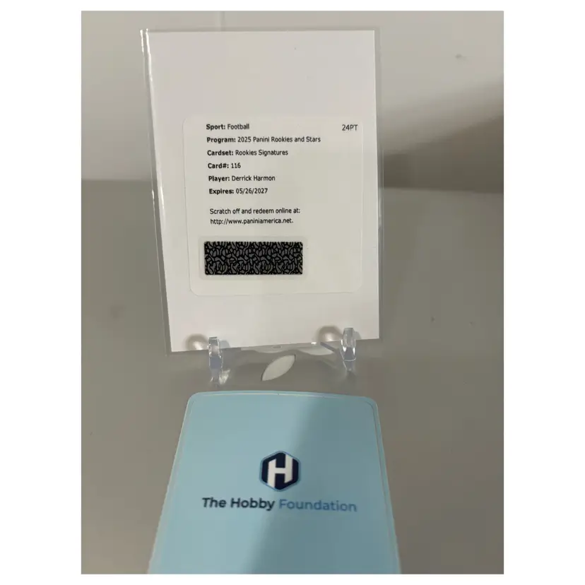 Derrick Harmon - 2025 Rookies & Stars Auto Redemption - Pittsburgh Steelers