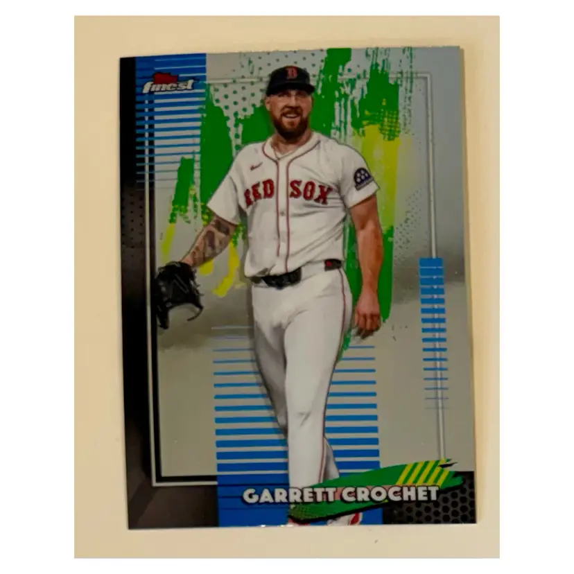 Garrett Crochet Topps Finest Boston Red Sox