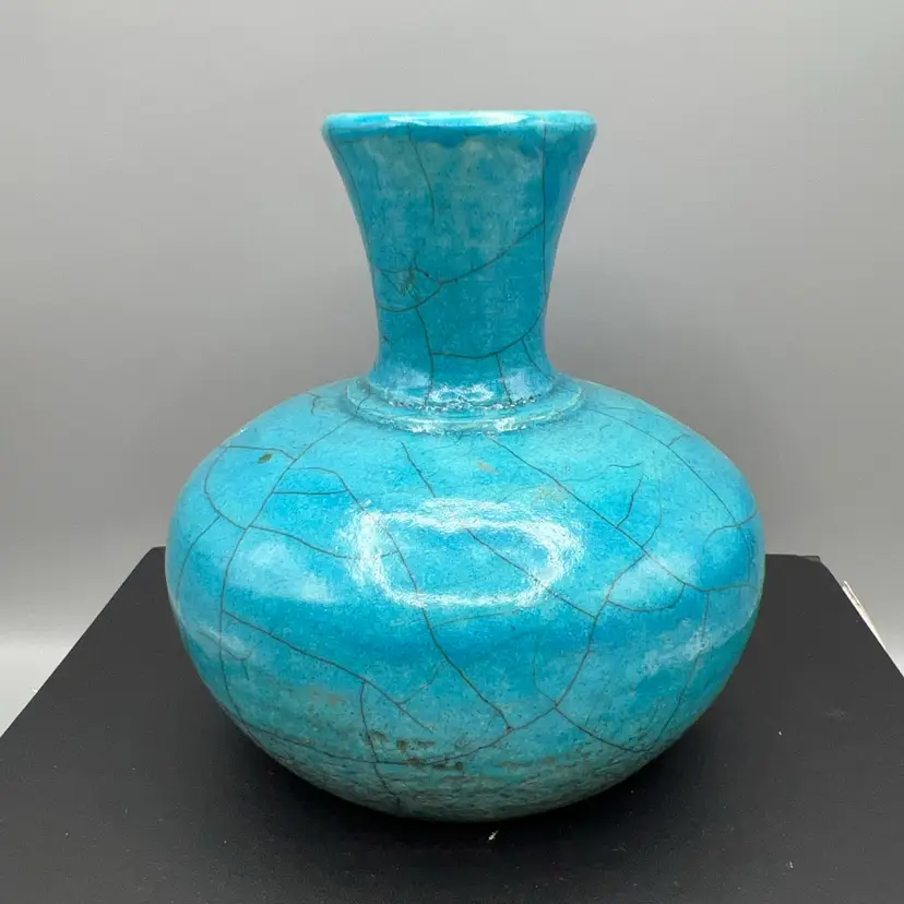 Raku Crackle Vase